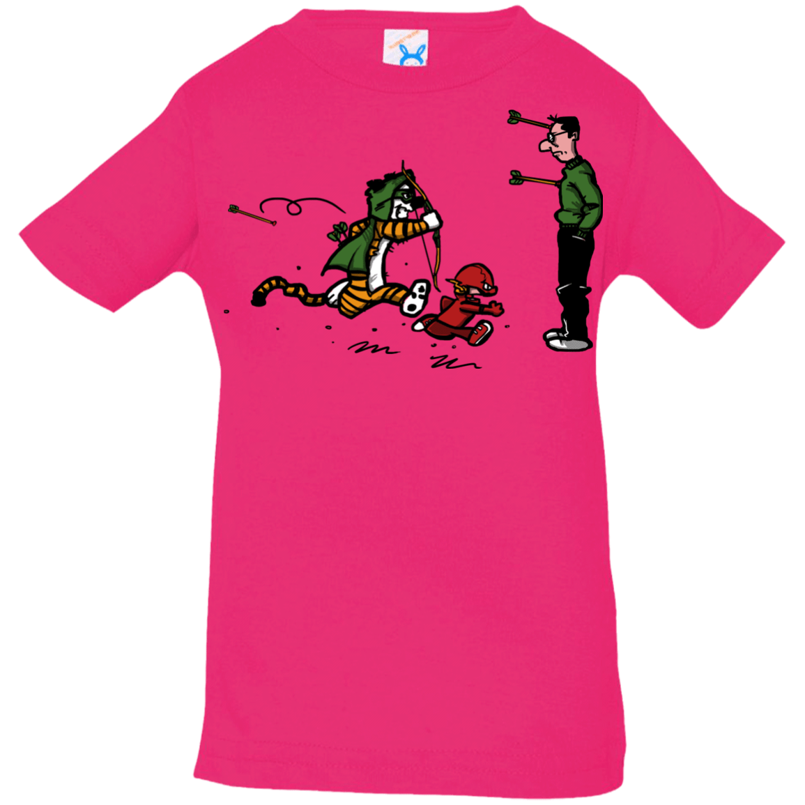 T-Shirts Hot Pink / 6 Months Heroes At Work Infant Premium T-Shirt