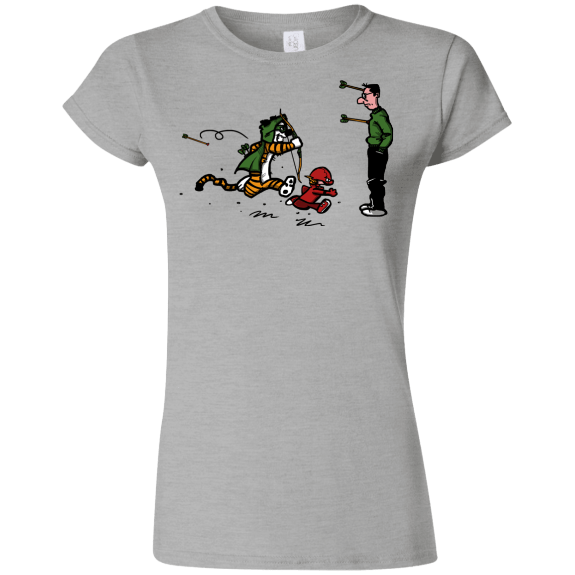 T-Shirts Sport Grey / S Heroes At Work Junior Slimmer-Fit T-Shirt