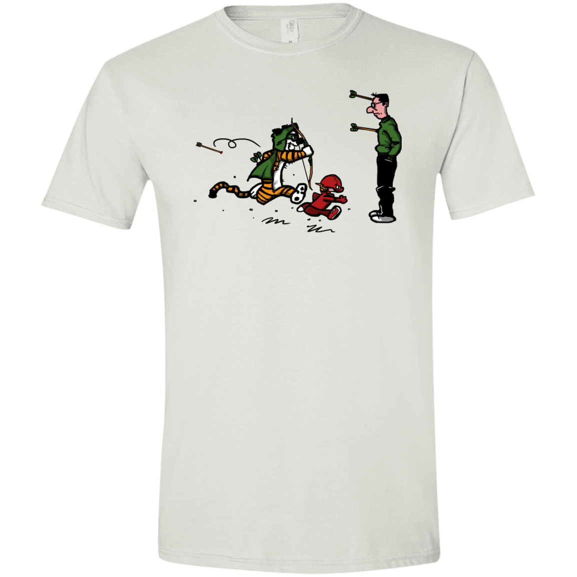 T-Shirts White / X-Small Heroes At Work Men's Semi-Fitted Softstyle