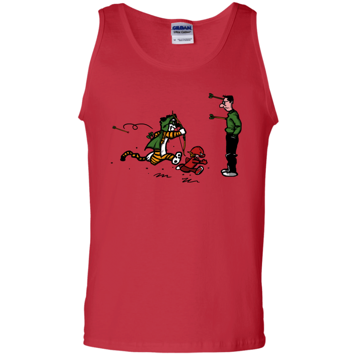 T-Shirts Red / S Heroes At Work Men's Tank Top