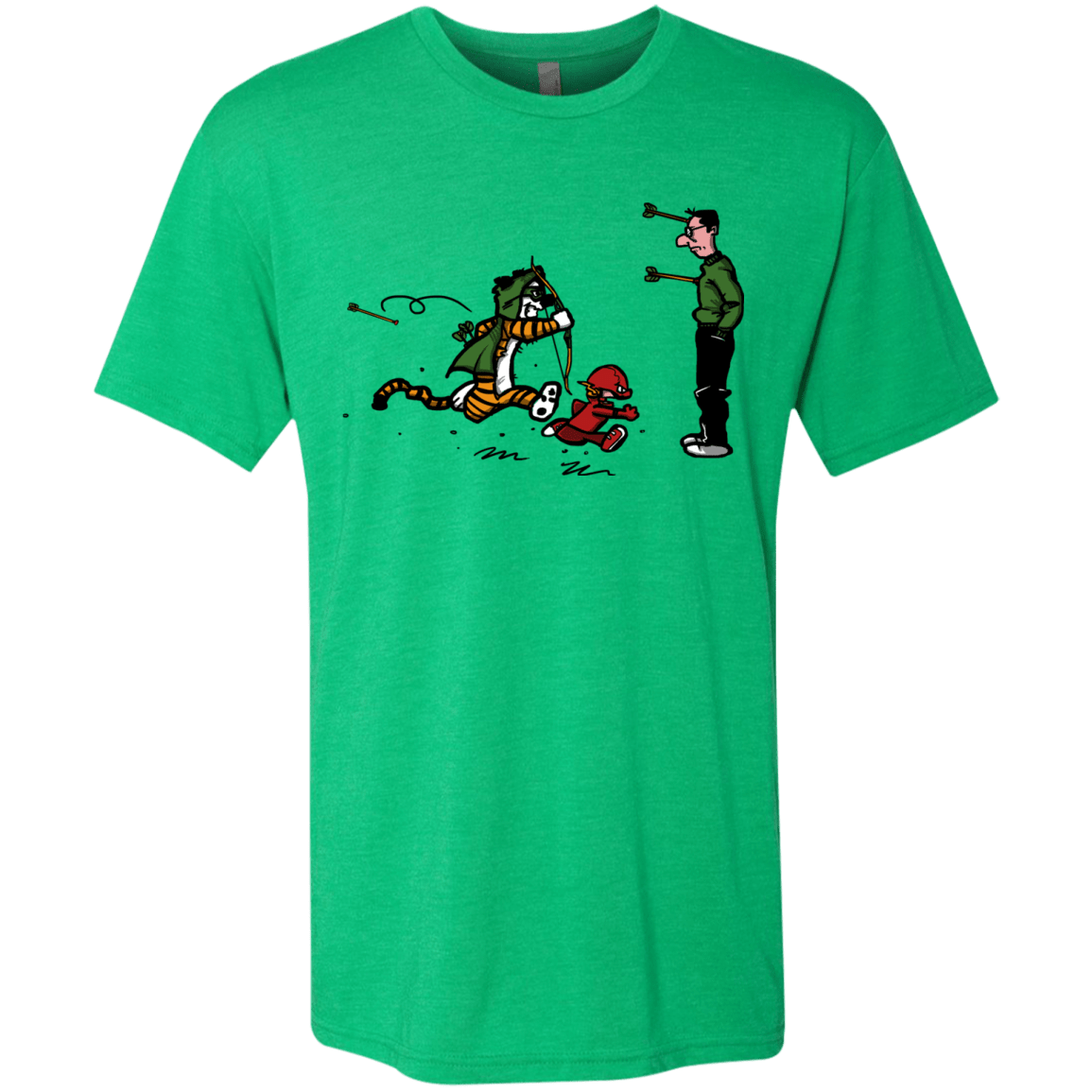 T-Shirts Envy / S Heroes At Work Men's Triblend T-Shirt
