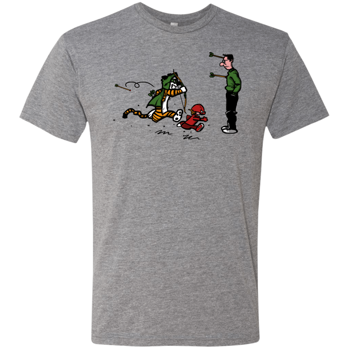 T-Shirts Premium Heather / S Heroes At Work Men's Triblend T-Shirt