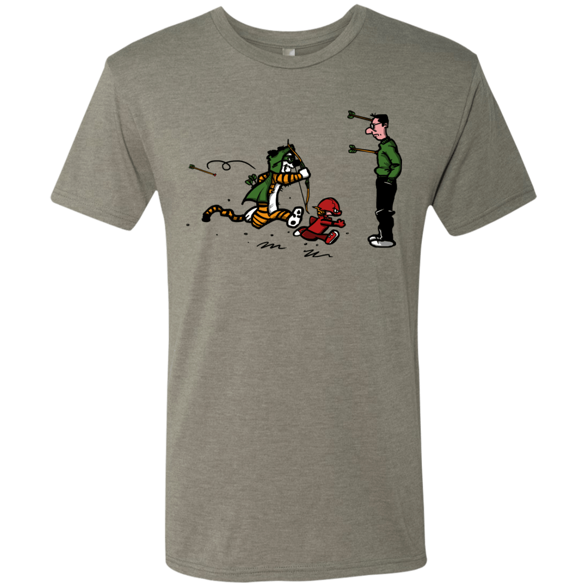 T-Shirts Venetian Grey / S Heroes At Work Men's Triblend T-Shirt