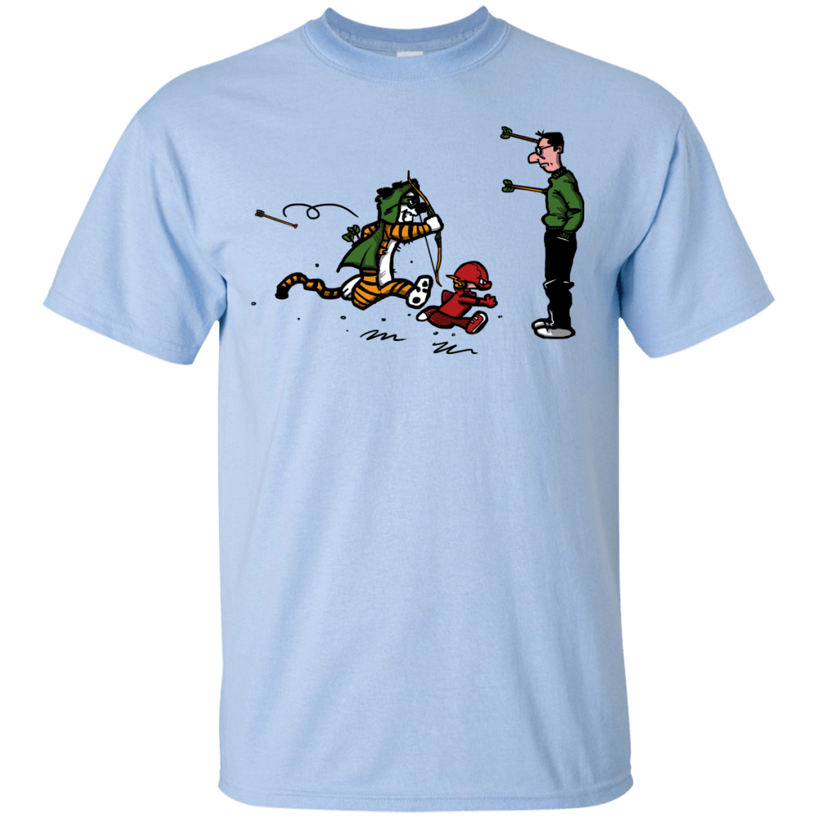 T-Shirts Light Blue / S Heroes At Work T-Shirt