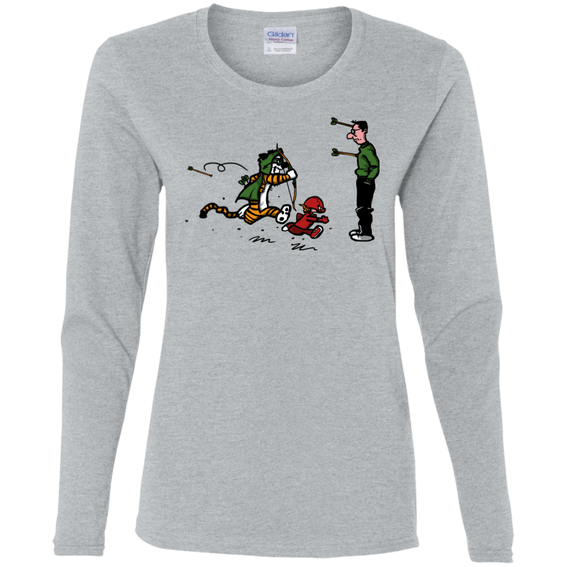 T-Shirts Sport Grey / S Heroes At Work Women's Long Sleeve T-Shirt