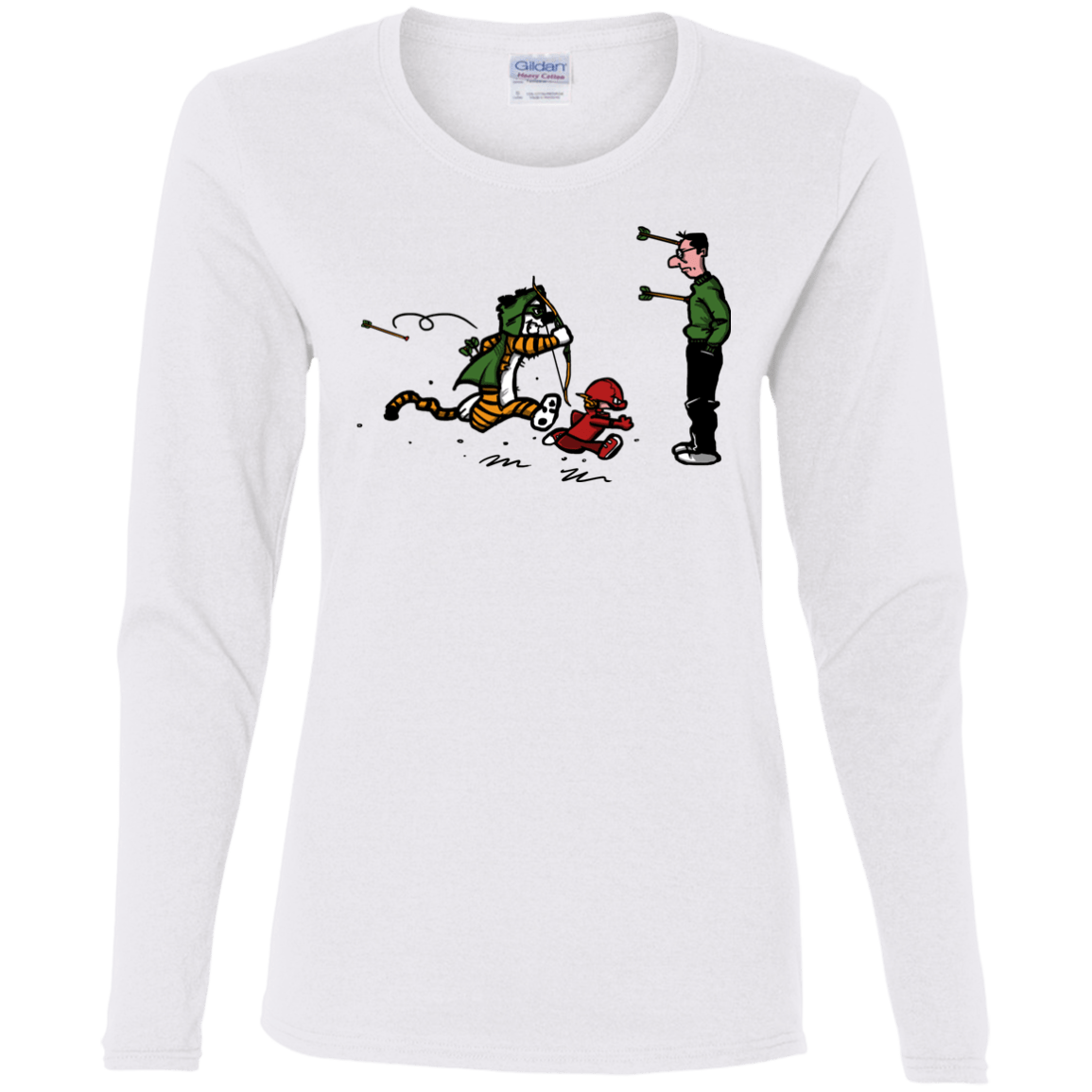 T-Shirts White / S Heroes At Work Women's Long Sleeve T-Shirt