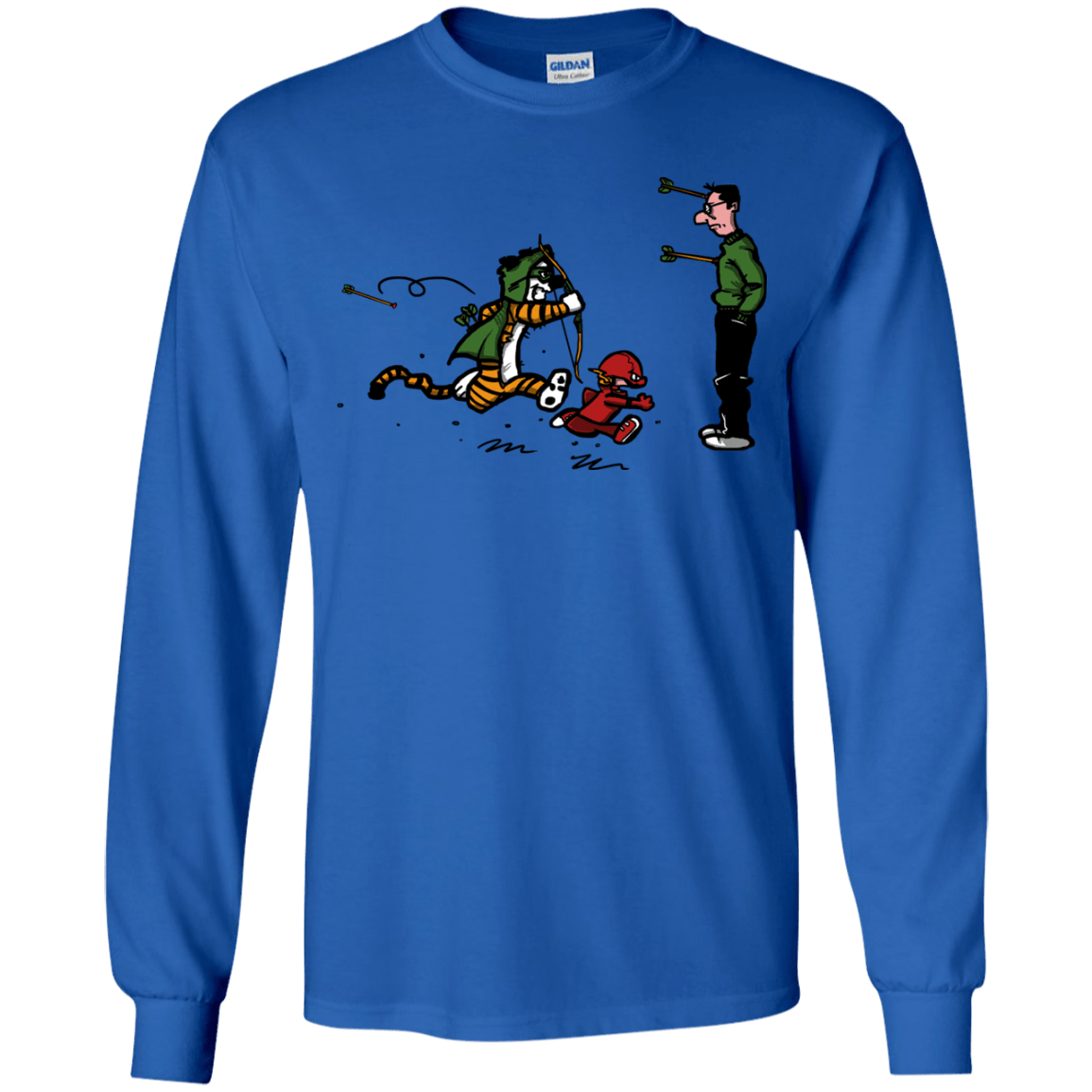 T-Shirts Royal / YS Heroes At Work Youth Long Sleeve T-Shirt