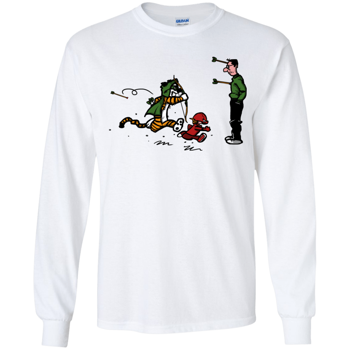 T-Shirts White / YS Heroes At Work Youth Long Sleeve T-Shirt
