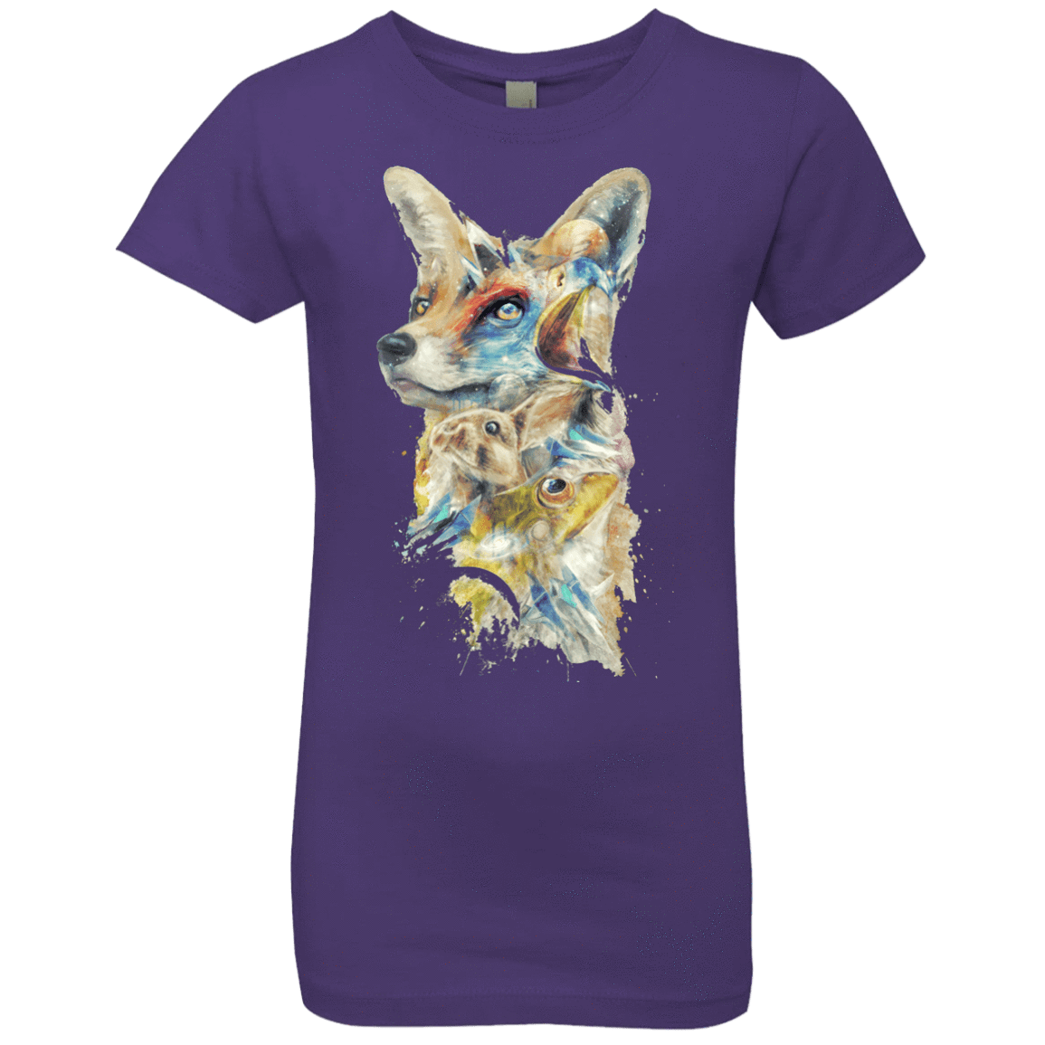 T-Shirts Purple Rush / YXS Heroes of Lylat Star Fox Girls Premium T-Shirt