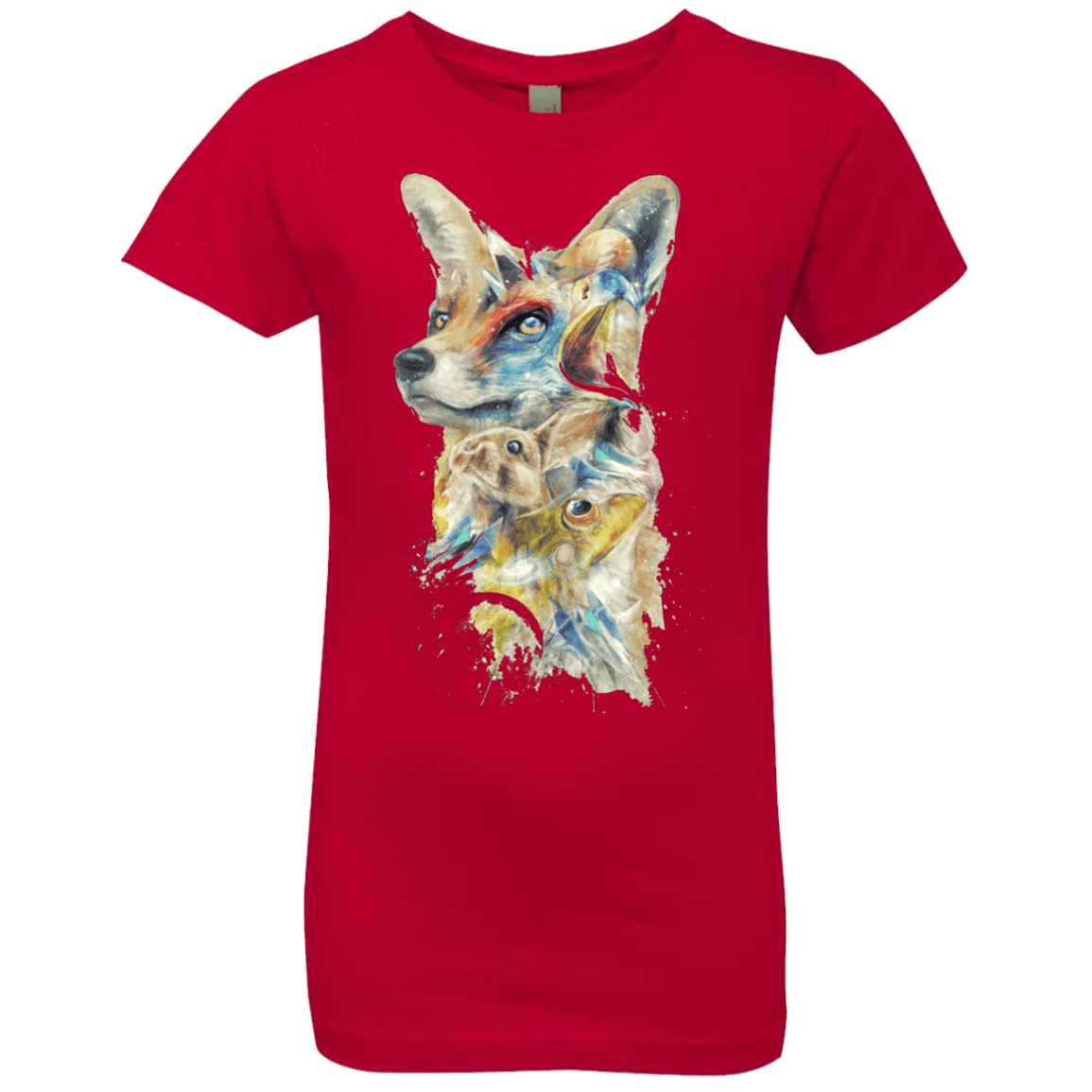 T-Shirts Red / YXS Heroes of Lylat Star Fox Girls Premium T-Shirt