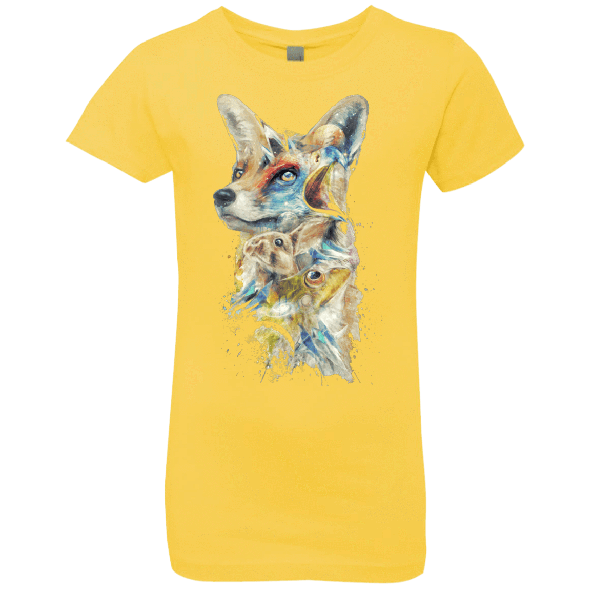 T-Shirts Vibrant Yellow / YXS Heroes of Lylat Star Fox Girls Premium T-Shirt