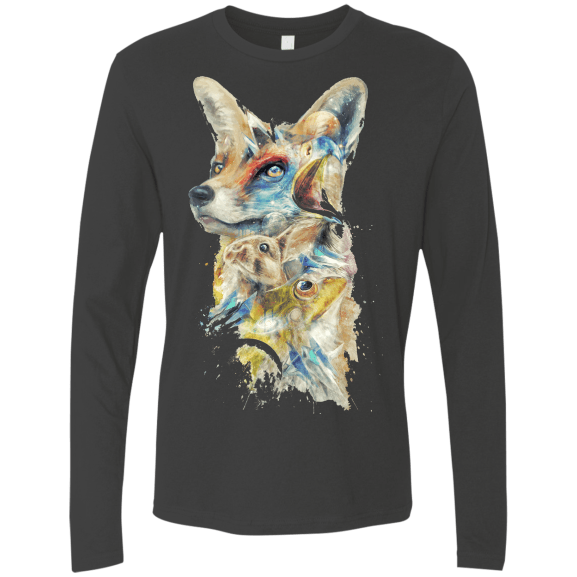 T-Shirts Heavy Metal / Small Heroes of Lylat Star Fox Men's Premium Long Sleeve