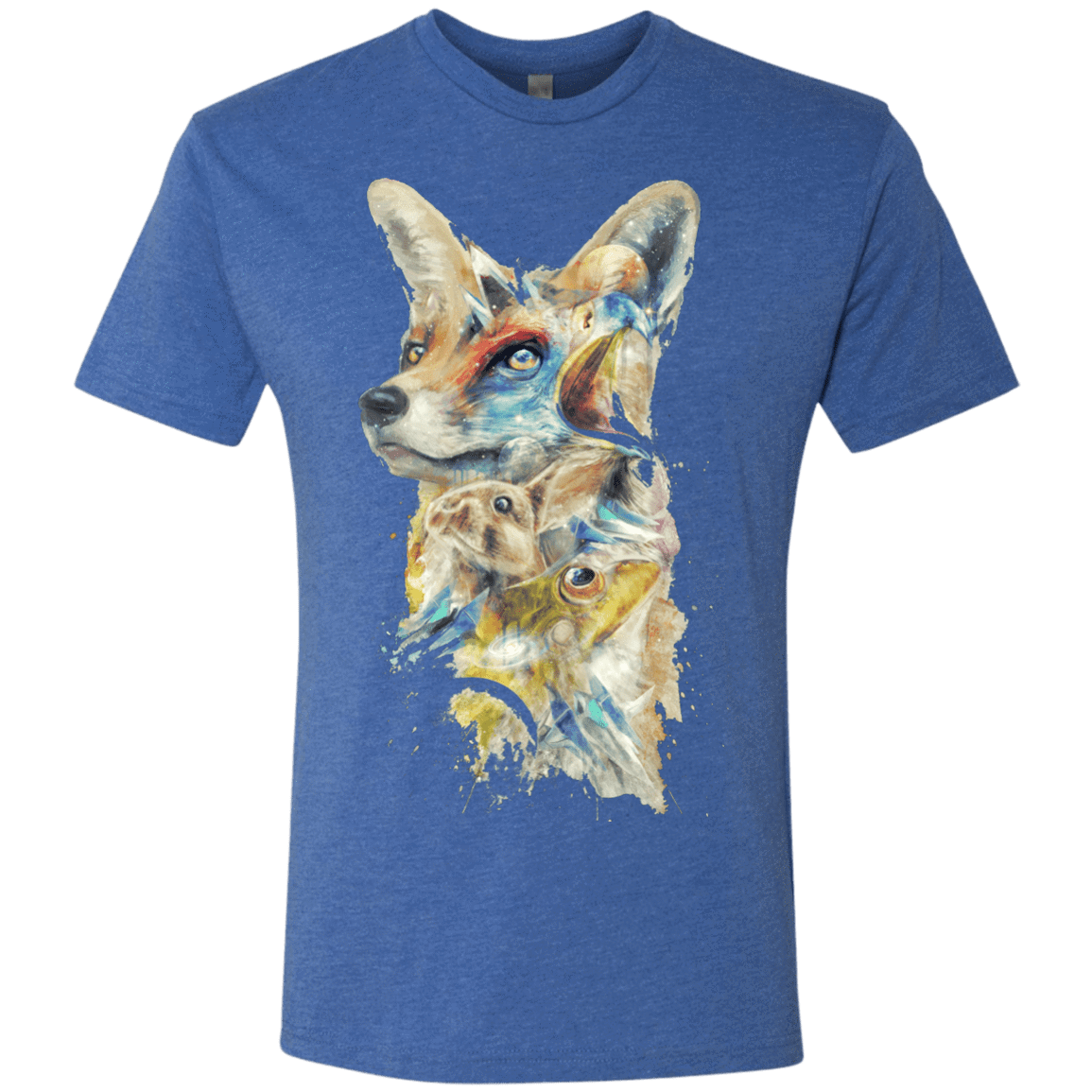 T-Shirts Vintage Royal / Small Heroes of Lylat Star Fox Men's Triblend T-Shirt