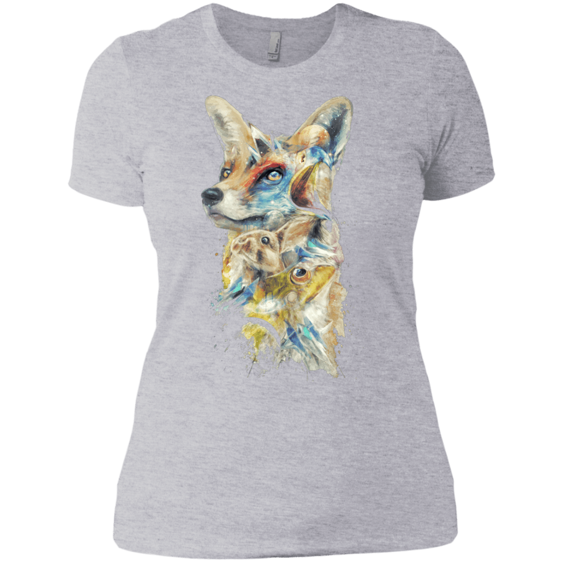 T-Shirts Heather Grey / X-Small Heroes of Lylat Star Fox Women's Premium T-Shirt