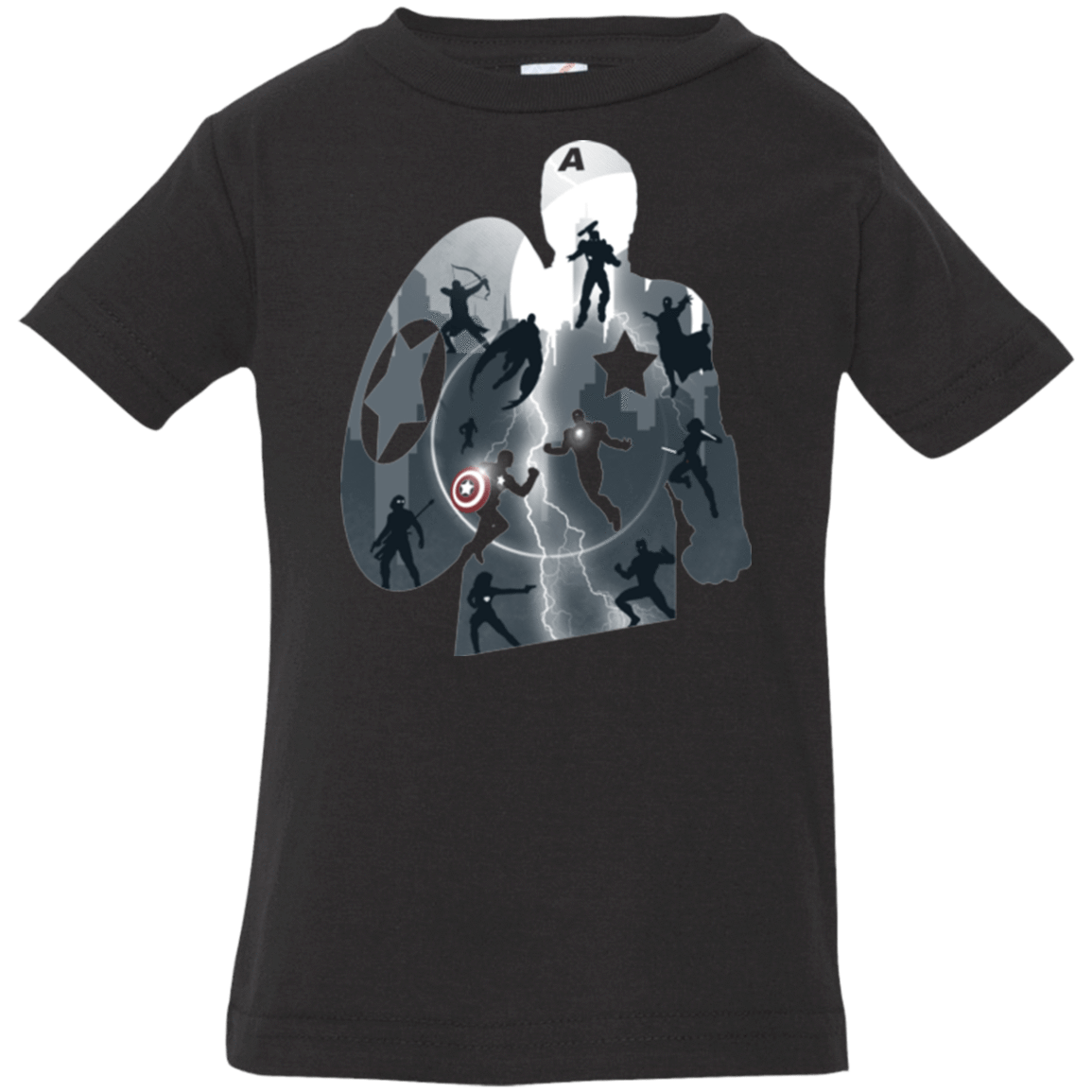 T-Shirts Black / 6 Months Heroes War Infant Premium T-Shirt