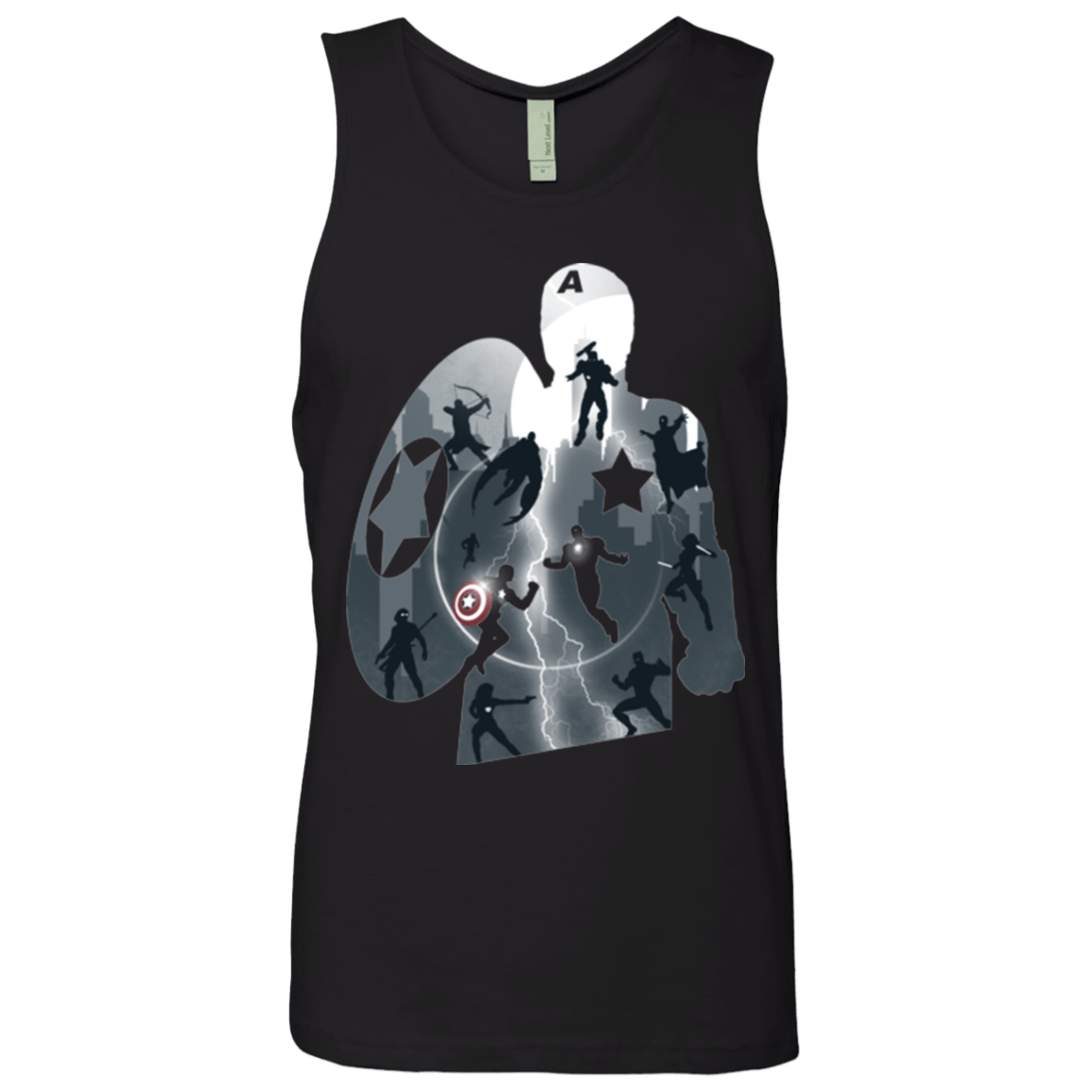 T-Shirts Black / Small Heroes War Men's Premium Tank Top