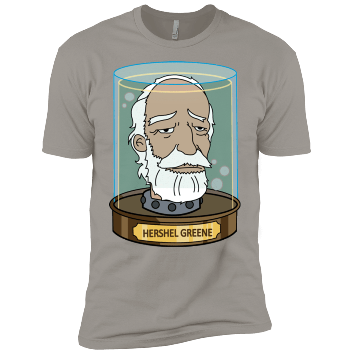 T-Shirts Light Grey / YXS Hershel Greene Head Boys Premium T-Shirt