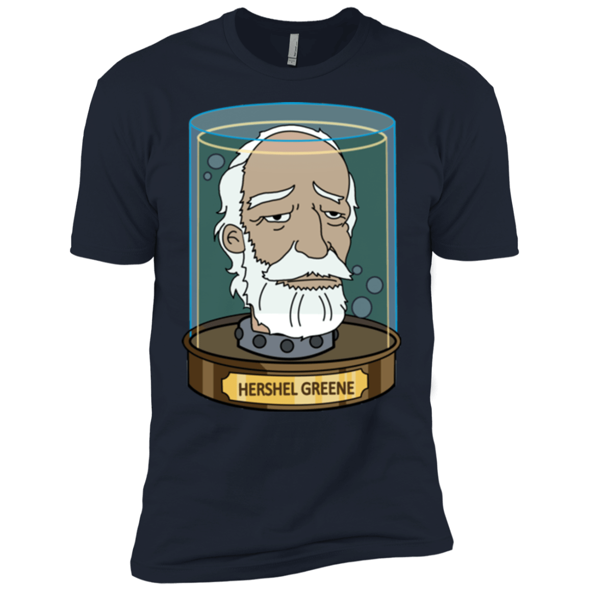 T-Shirts Midnight Navy / YXS Hershel Greene Head Boys Premium T-Shirt