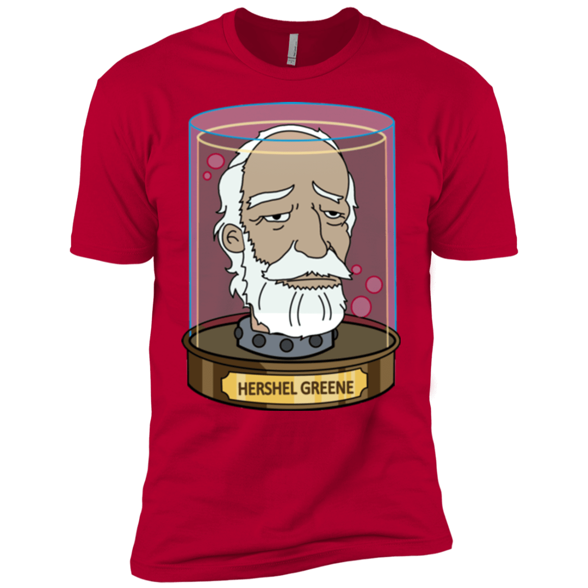 T-Shirts Red / YXS Hershel Greene Head Boys Premium T-Shirt