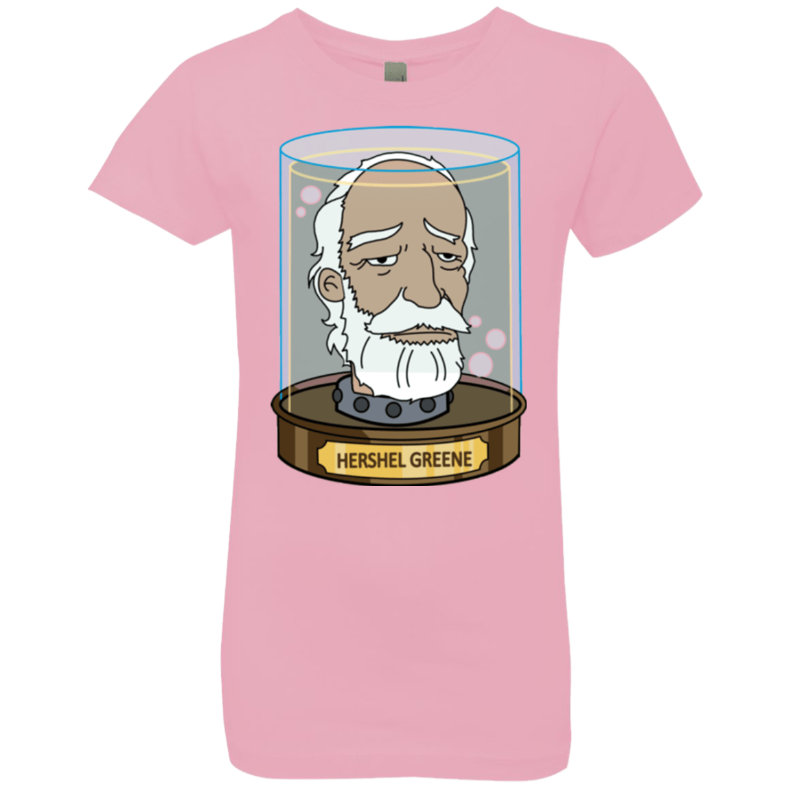 T-Shirts Light Pink / YXS Hershel Greene Head Girls Premium T-Shirt