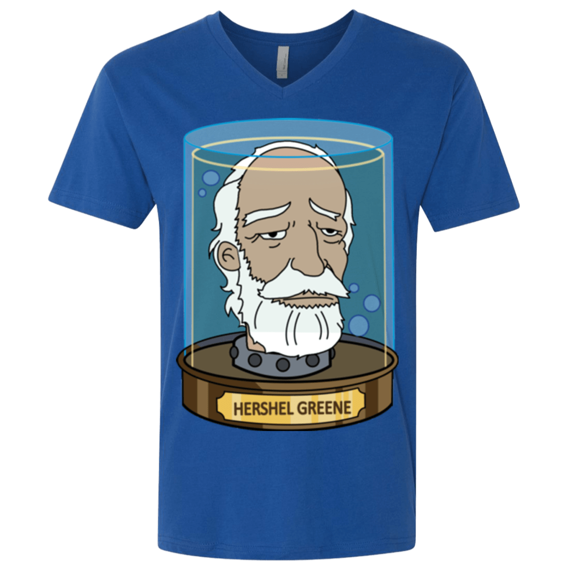 T-Shirts Royal / X-Small Hershel Greene Head Men's Premium V-Neck