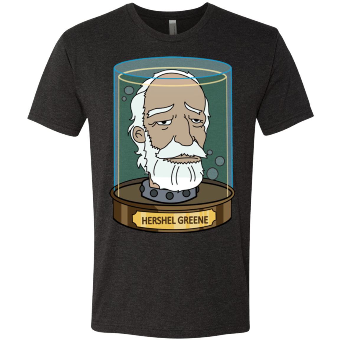 T-Shirts Vintage Black / Small Hershel Greene Head Men's Triblend T-Shirt