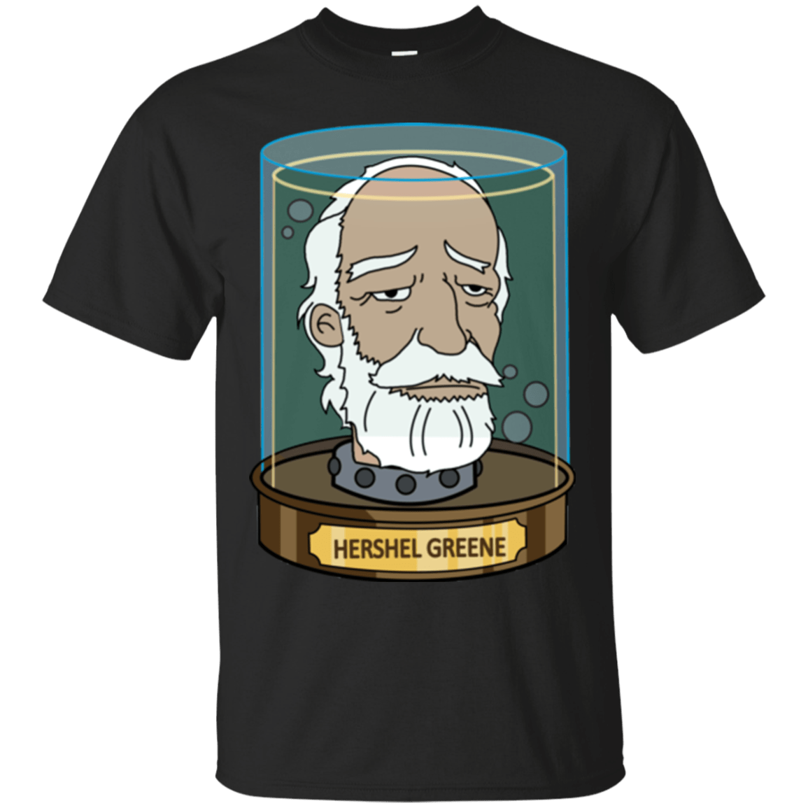 T-Shirts Black / Small Hershel Greene Head T-Shirt