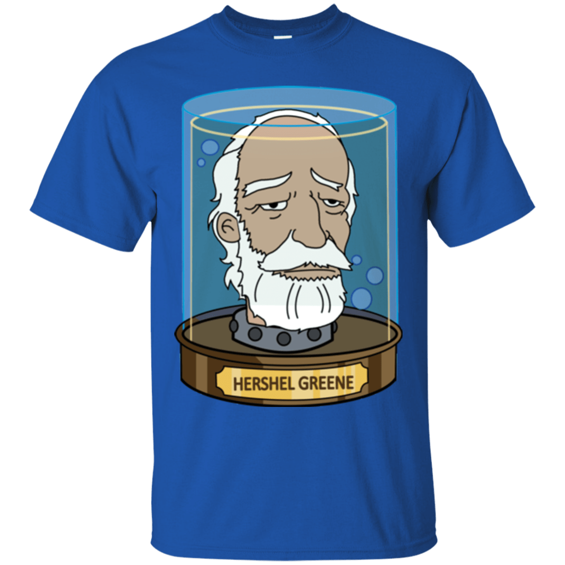 T-Shirts Royal / Small Hershel Greene Head T-Shirt