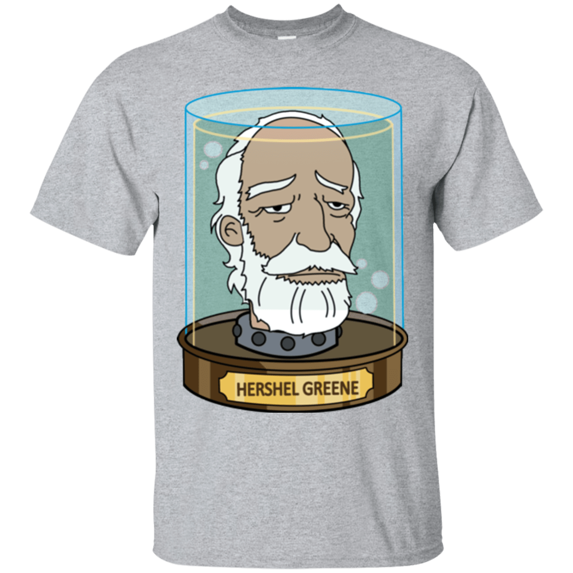 T-Shirts Sport Grey / Small Hershel Greene Head T-Shirt