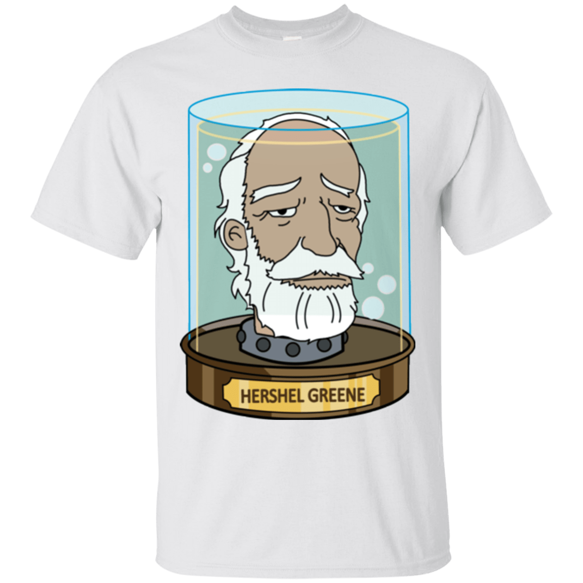 T-Shirts White / Small Hershel Greene Head T-Shirt