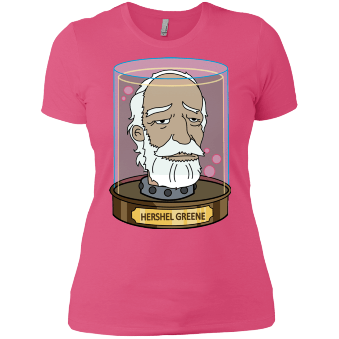 T-Shirts Hot Pink / X-Small Hershel Greene Head Women's Premium T-Shirt