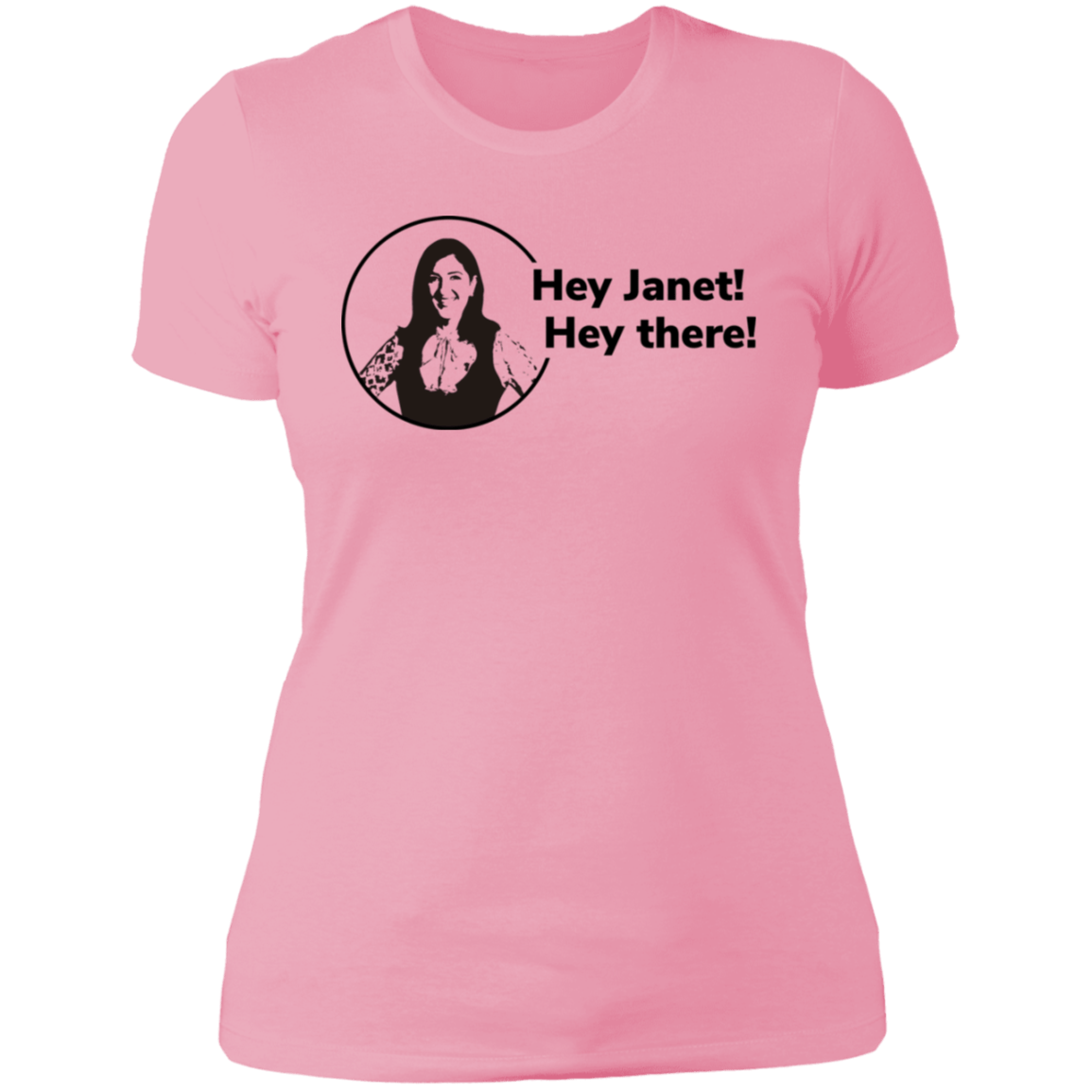 T-Shirts Light Pink / S Hey Janet Women's Premium T-Shirt