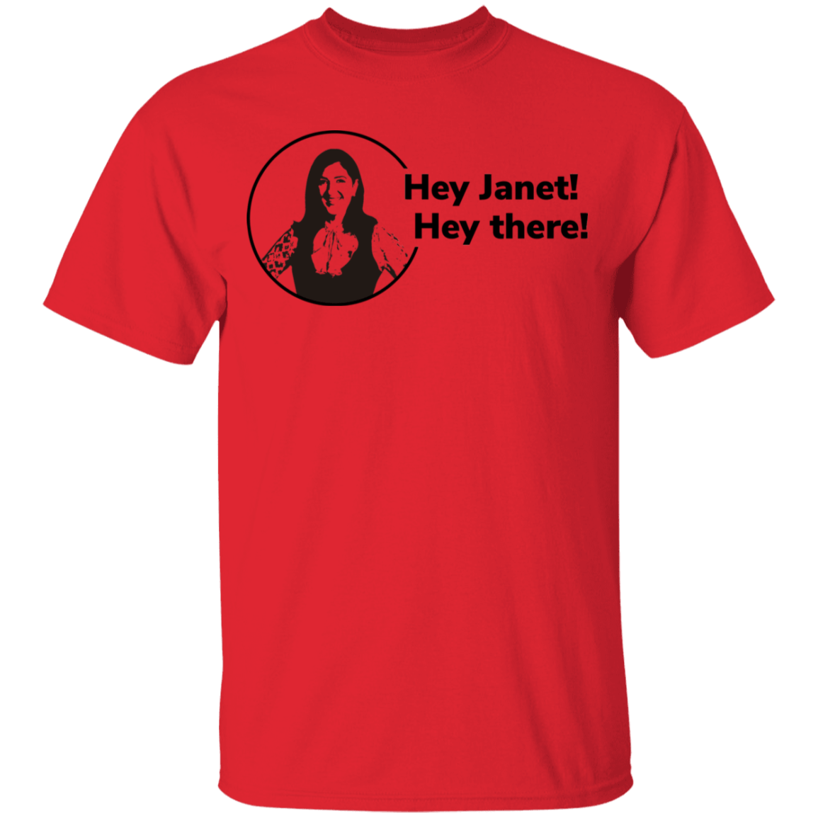 T-Shirts Red / YXS Hey Janet Youth T-Shirt