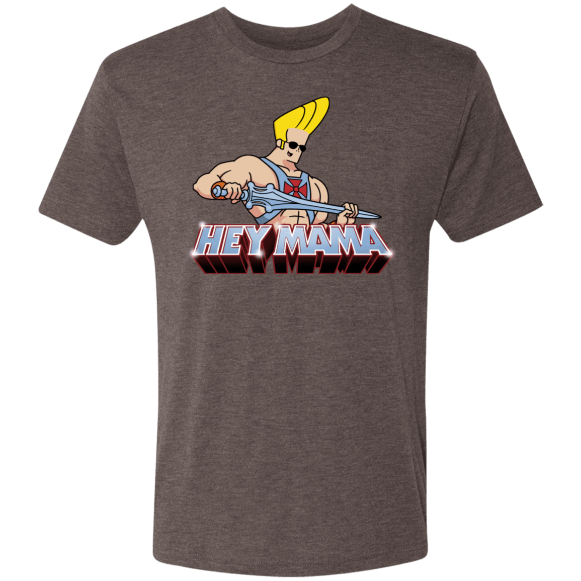 T-Shirts Macchiato / S Hey Mama Men's Triblend T-Shirt