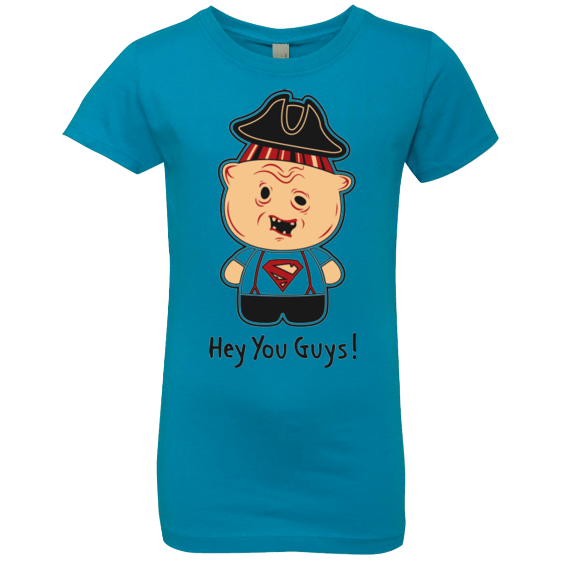 T-Shirts Turquoise / YXS Hey You Guys Girls Premium T-Shirt