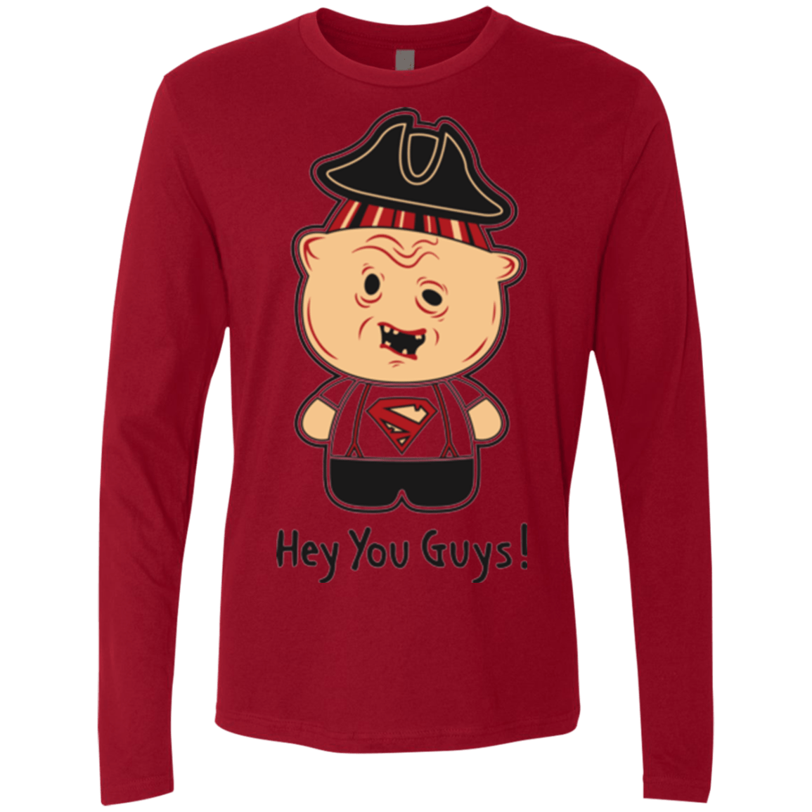 T-Shirts Cardinal / Small Hey You Guys Men's Premium Long Sleeve