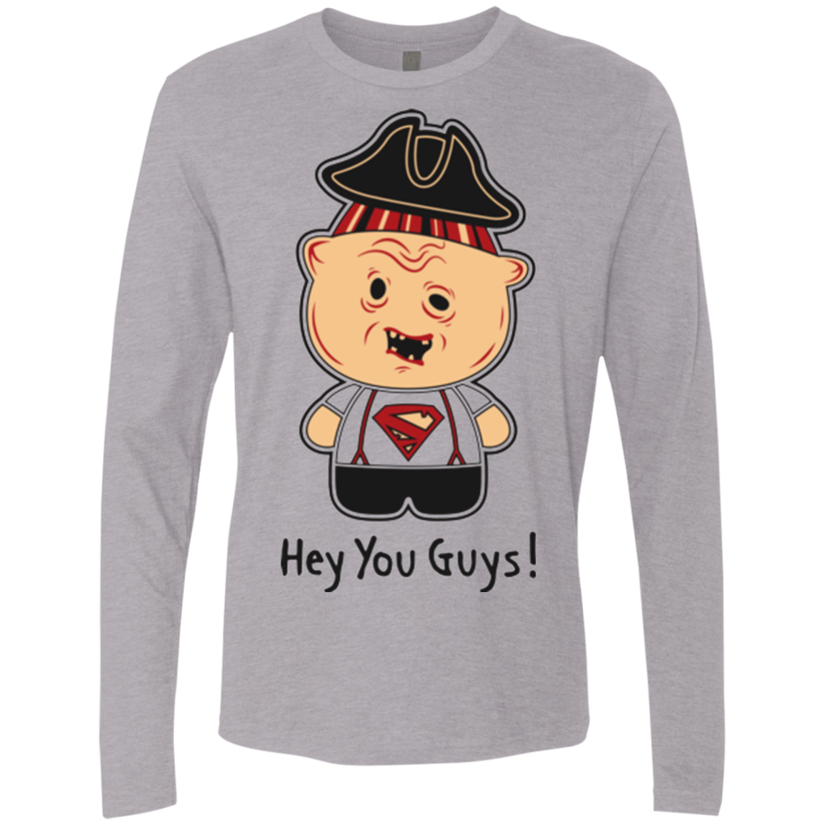 T-Shirts Heather Grey / Small Hey You Guys Men's Premium Long Sleeve