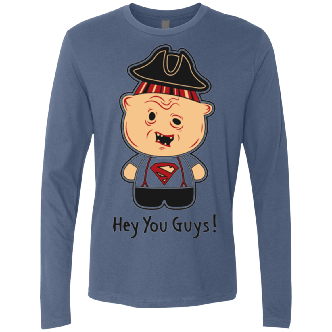 T-Shirts Indigo / Small Hey You Guys Men's Premium Long Sleeve