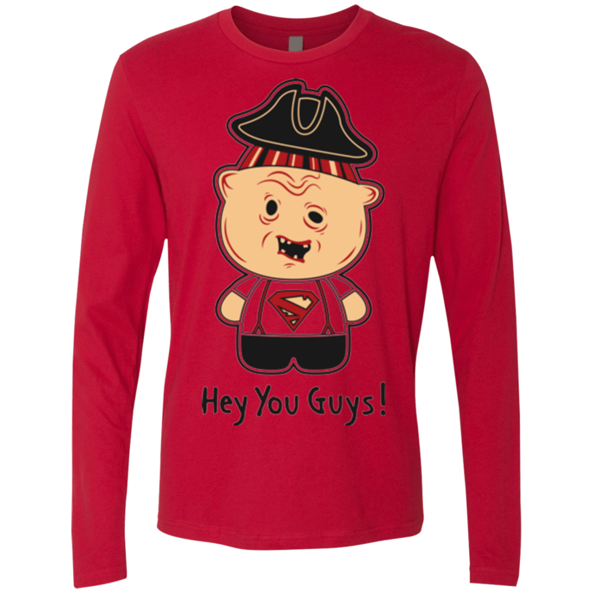 T-Shirts Red / Small Hey You Guys Men's Premium Long Sleeve
