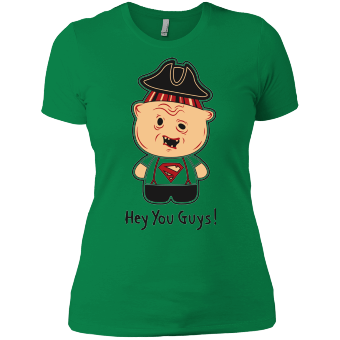T-Shirts Kelly Green / X-Small Hey You Guys Women's Premium T-Shirt