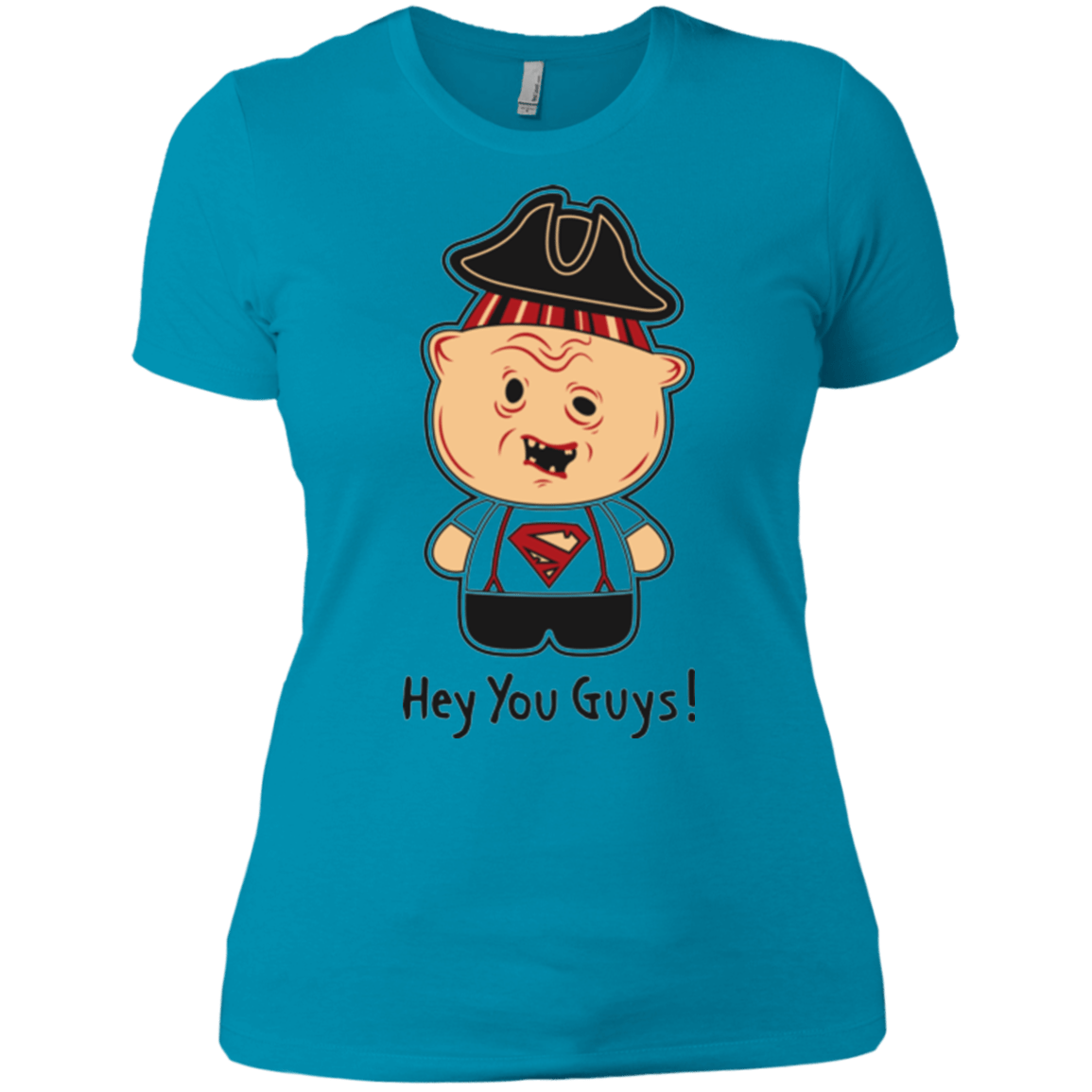 T-Shirts Turquoise / X-Small Hey You Guys Women's Premium T-Shirt