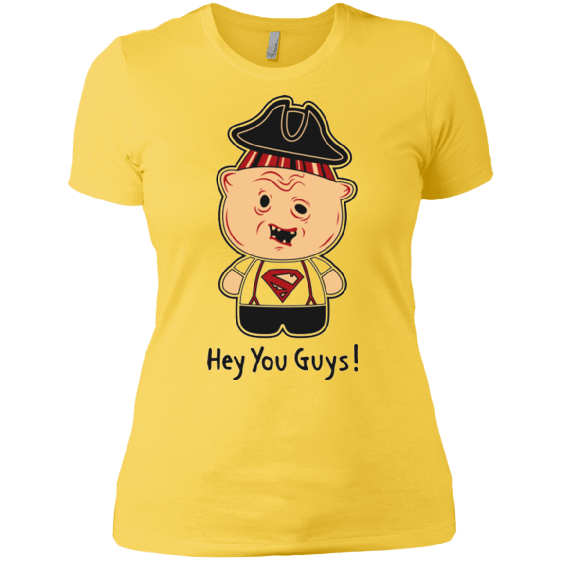 T-Shirts Vibrant Yellow / X-Small Hey You Guys Women's Premium T-Shirt