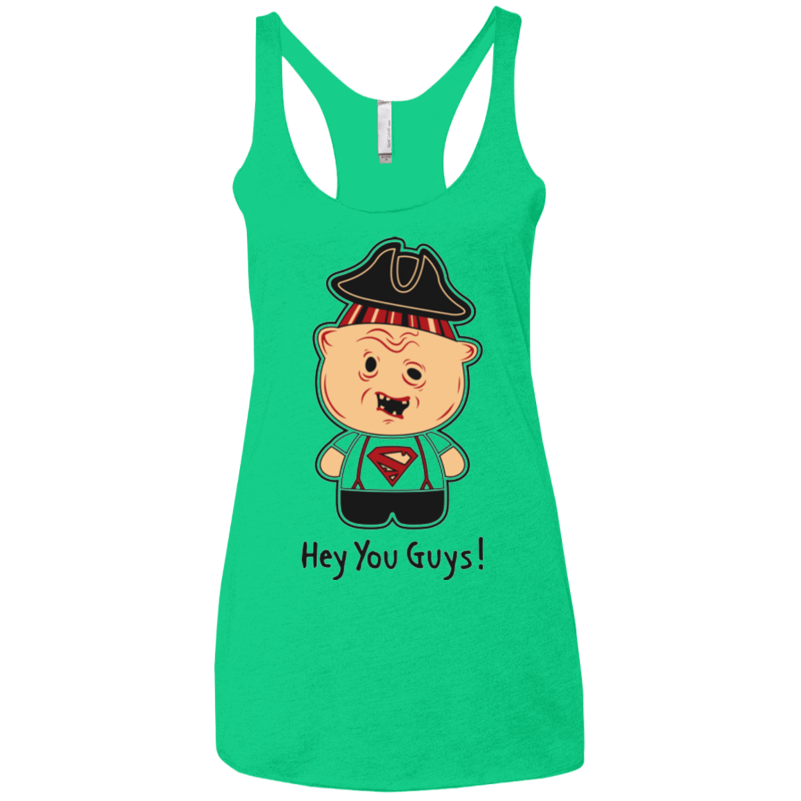 T-Shirts Envy / X-Small Hey You Guys Women's Triblend Racerback Tank