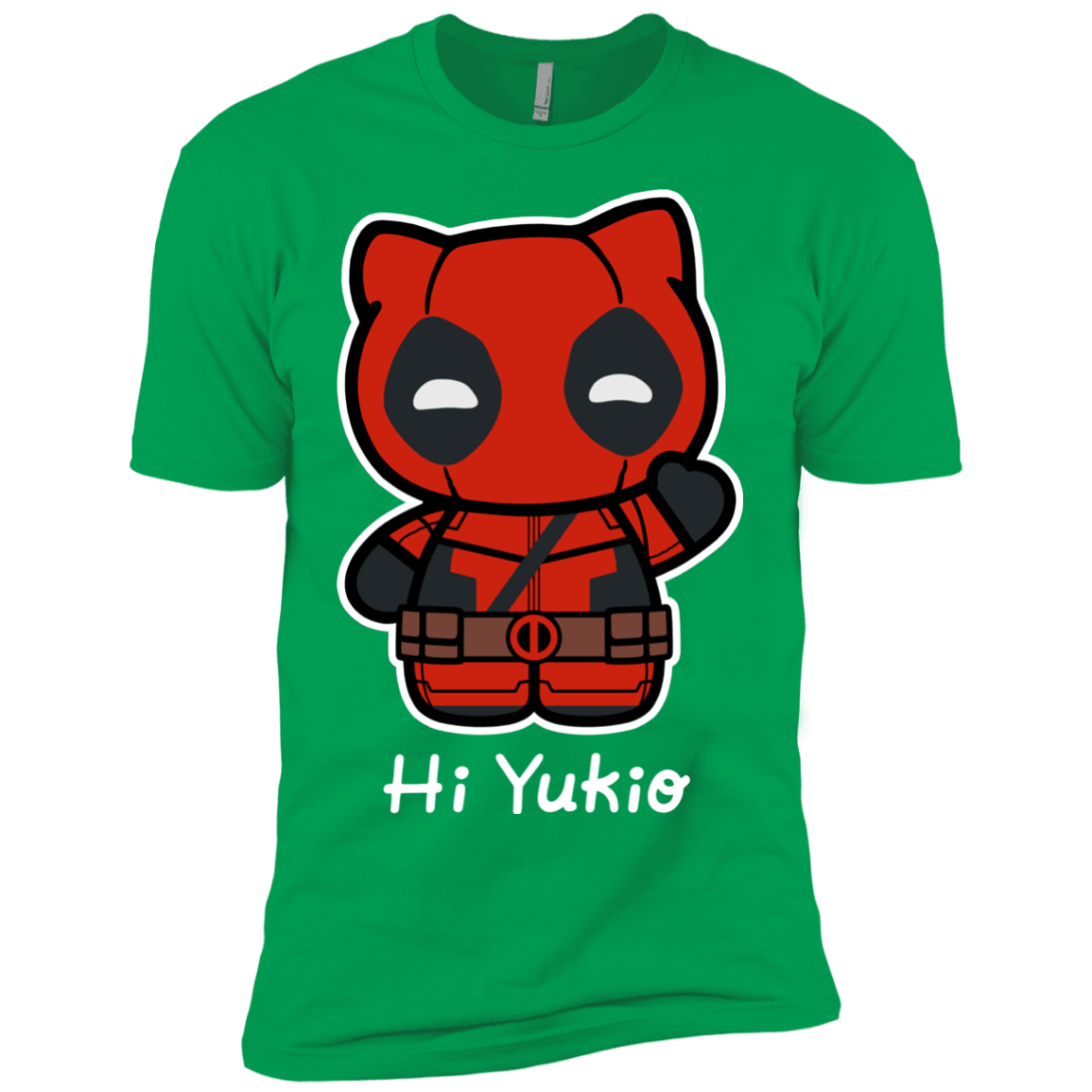 T-Shirts Kelly Green / YXS Hi Yukio Boys Premium T-Shirt