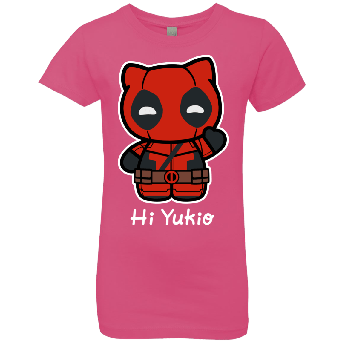 T-Shirts Hot Pink / YXS Hi Yukio Girls Premium T-Shirt