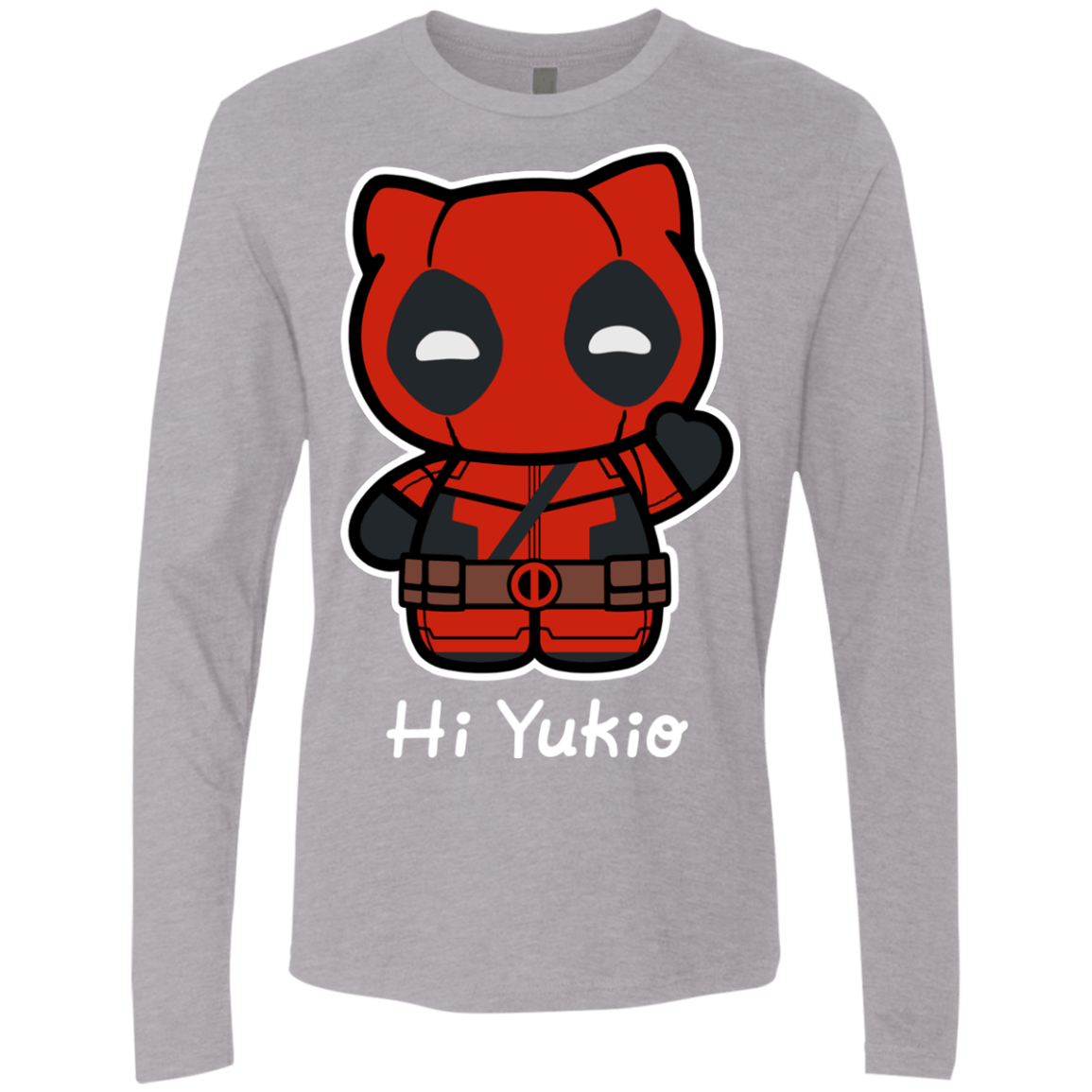 T-Shirts Heather Grey / S Hi Yukio Men's Premium Long Sleeve