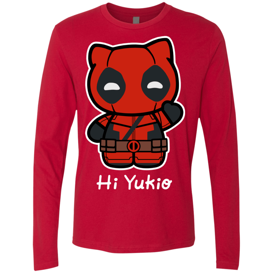 T-Shirts Red / S Hi Yukio Men's Premium Long Sleeve