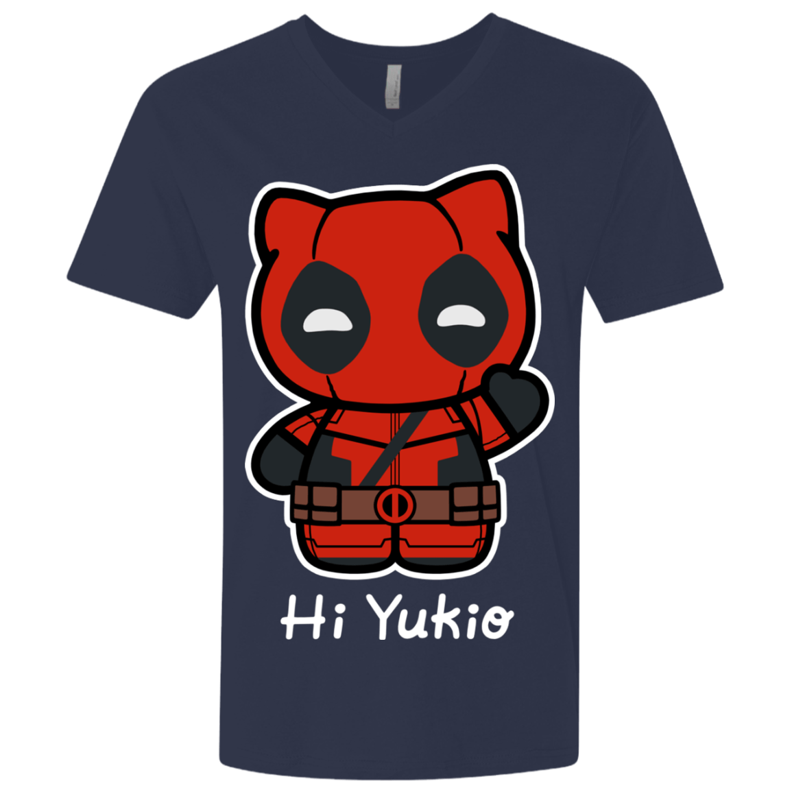T-Shirts Midnight Navy / X-Small Hi Yukio Men's Premium V-Neck