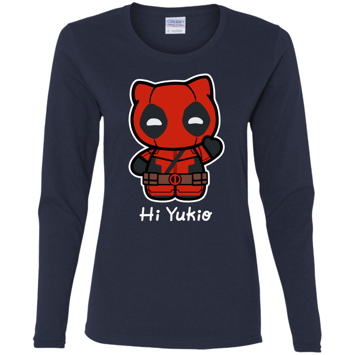 T-Shirts Navy / S Hi Yukio Women's Long Sleeve T-Shirt