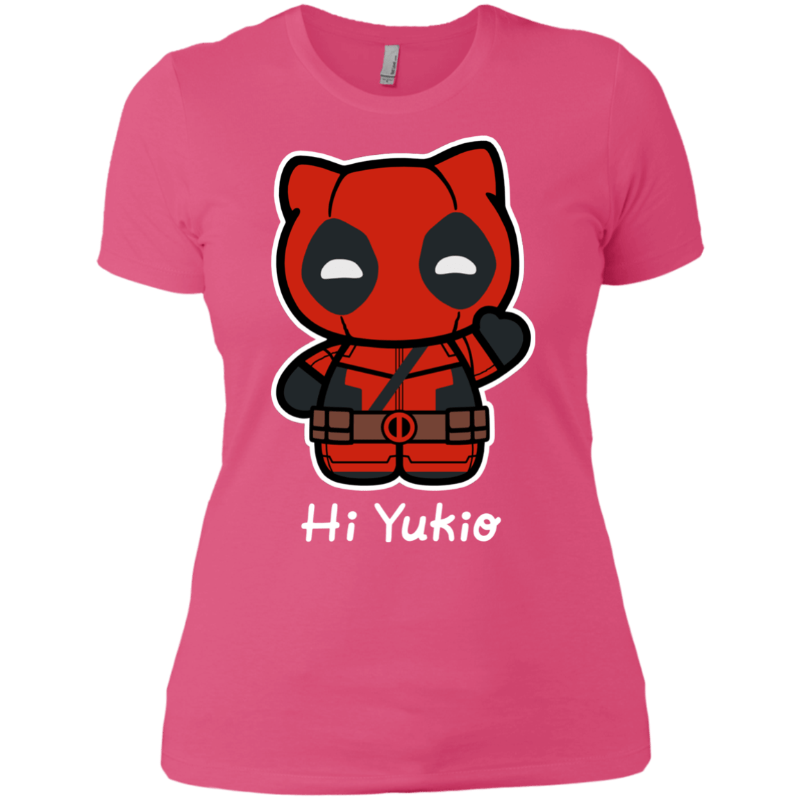 T-Shirts Hot Pink / X-Small Hi Yukio Women's Premium T-Shirt